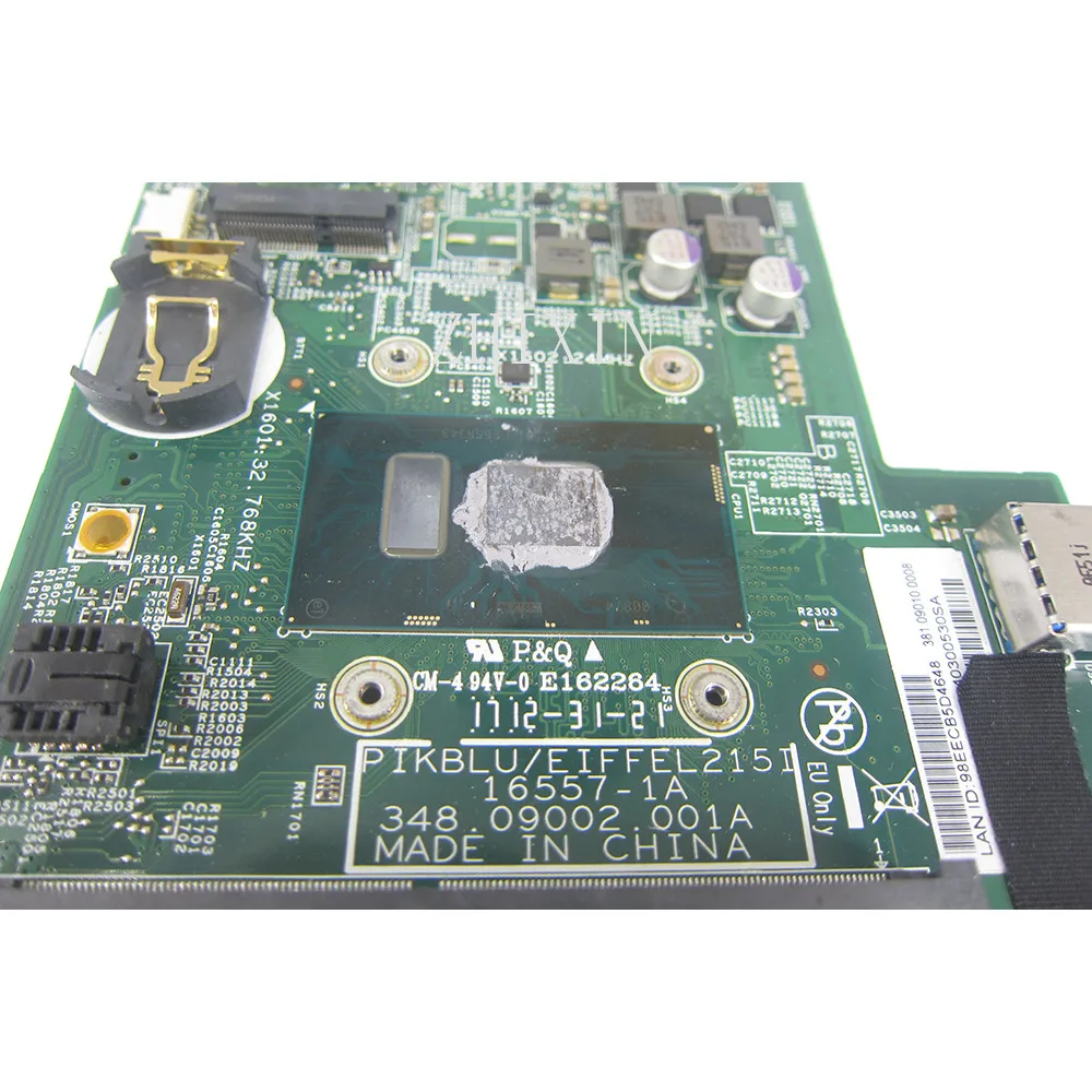 Imagem -02 - Yourui para Acer Aspire C24860 Laptop Motherboard com I37100u Cpu 165571a 348.09002.001a Mainboard