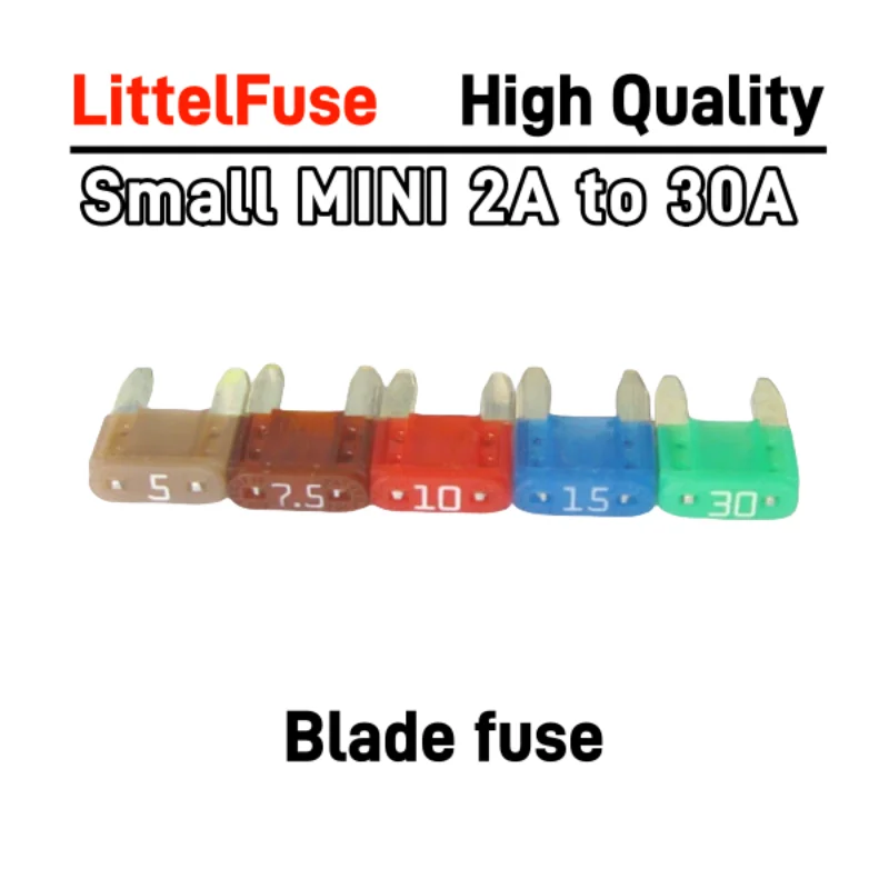 5 uds nuevo Original Littelfuse LF 297 pequeña MINI fusible de hoja 32V motocicleta camión ATC fusible 2A 3A 4A 5A 7.5A 10A 15A 20A 25A 30A