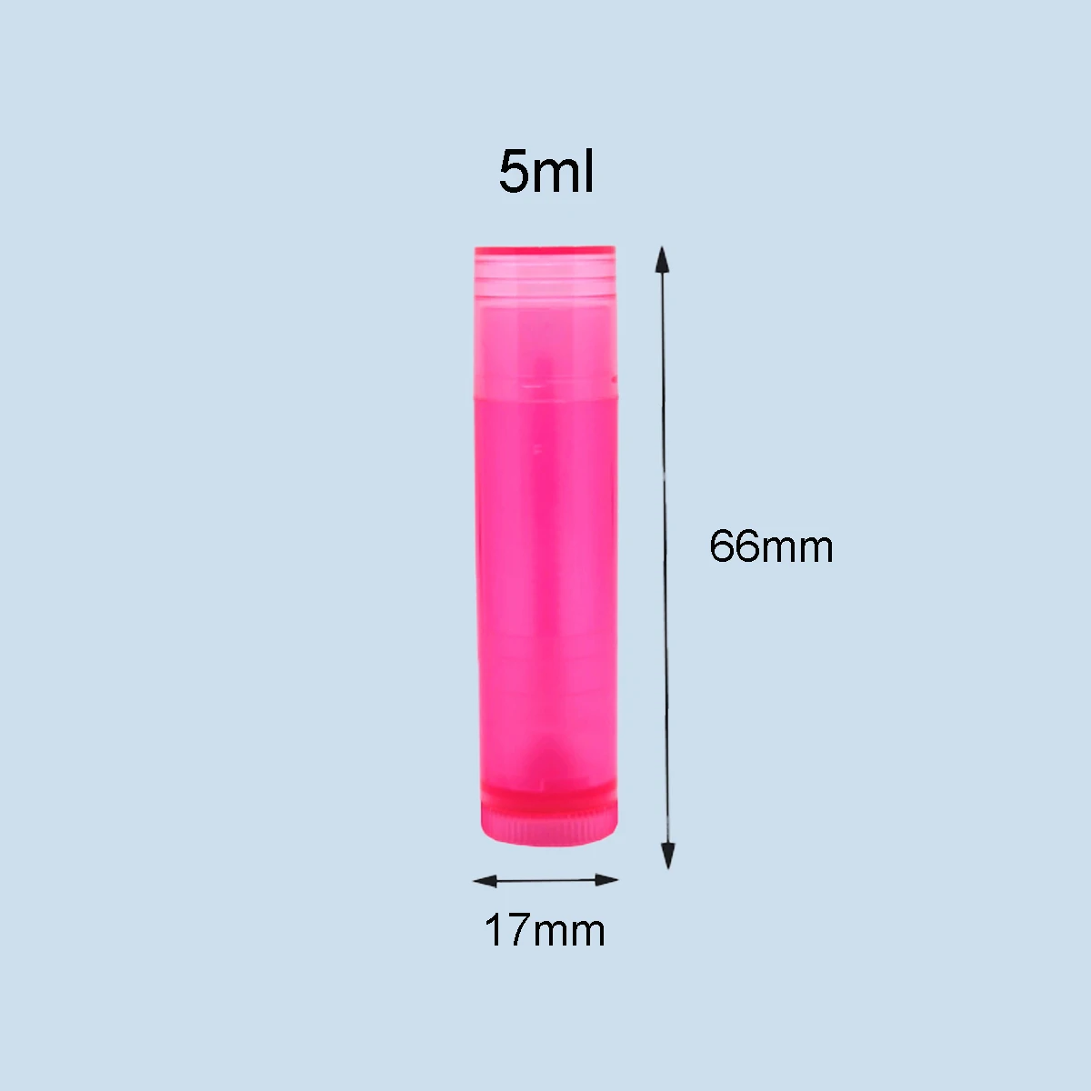 100pcs/pack 5g 5ml Empty Lip Gloss Tubes Lipstick Jars Balm Tube Cap Container Travel Makeup Tool Lip Balm Cosmetic Containers