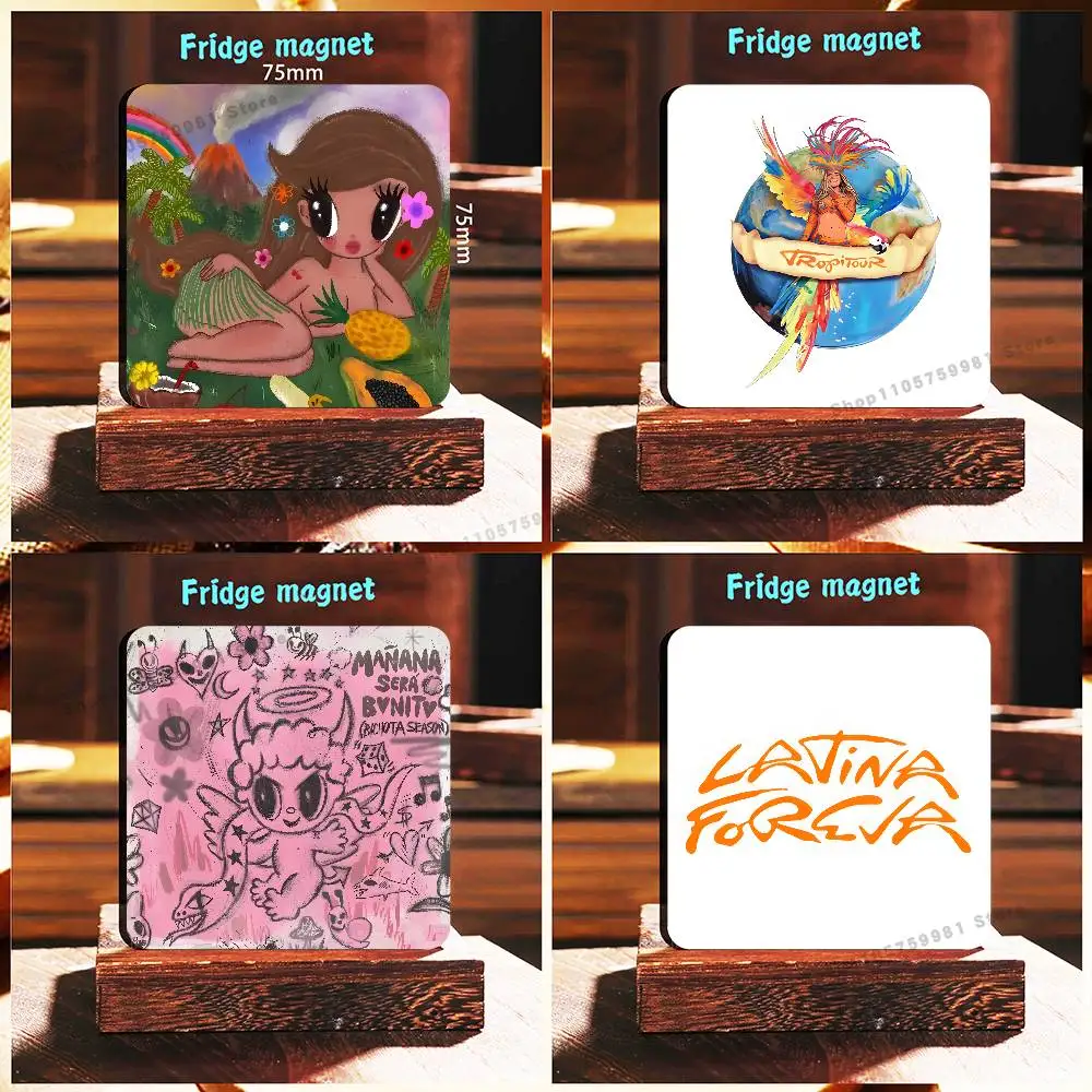 K-Karol G New PVC Fridge Magnet for Cartoon Refrigerator Decor For Child Magnetic Toy