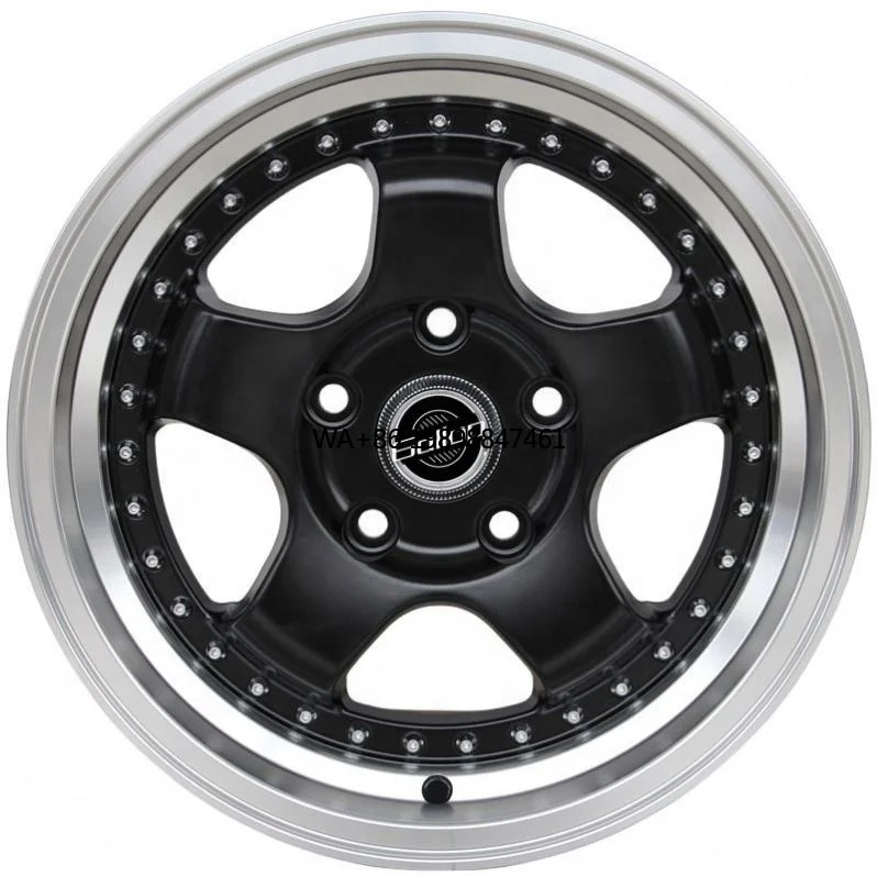 Gallop ET15-25 15-Inch Alloy Wheel Rim New PCD 8*100/114.3 Machine Face Finish Aftermarket High Performance Passenger Car Wheels