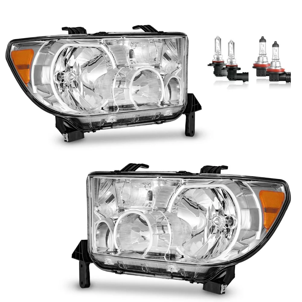 

Фары для Toyota Tundra 2007-2013, Sequoia 2008-2017, левая+правая, с лампами