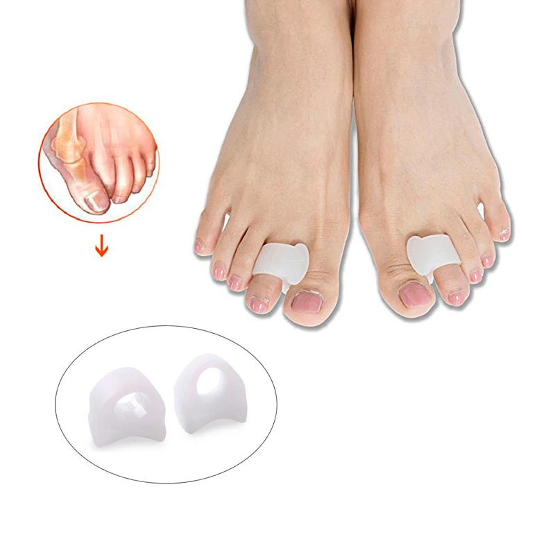 Silicone Gel Toe Separator Straightener Halux Valgus Corrector Bunion Thumb Protector Relief Pain Pedicure Foot Care Tool