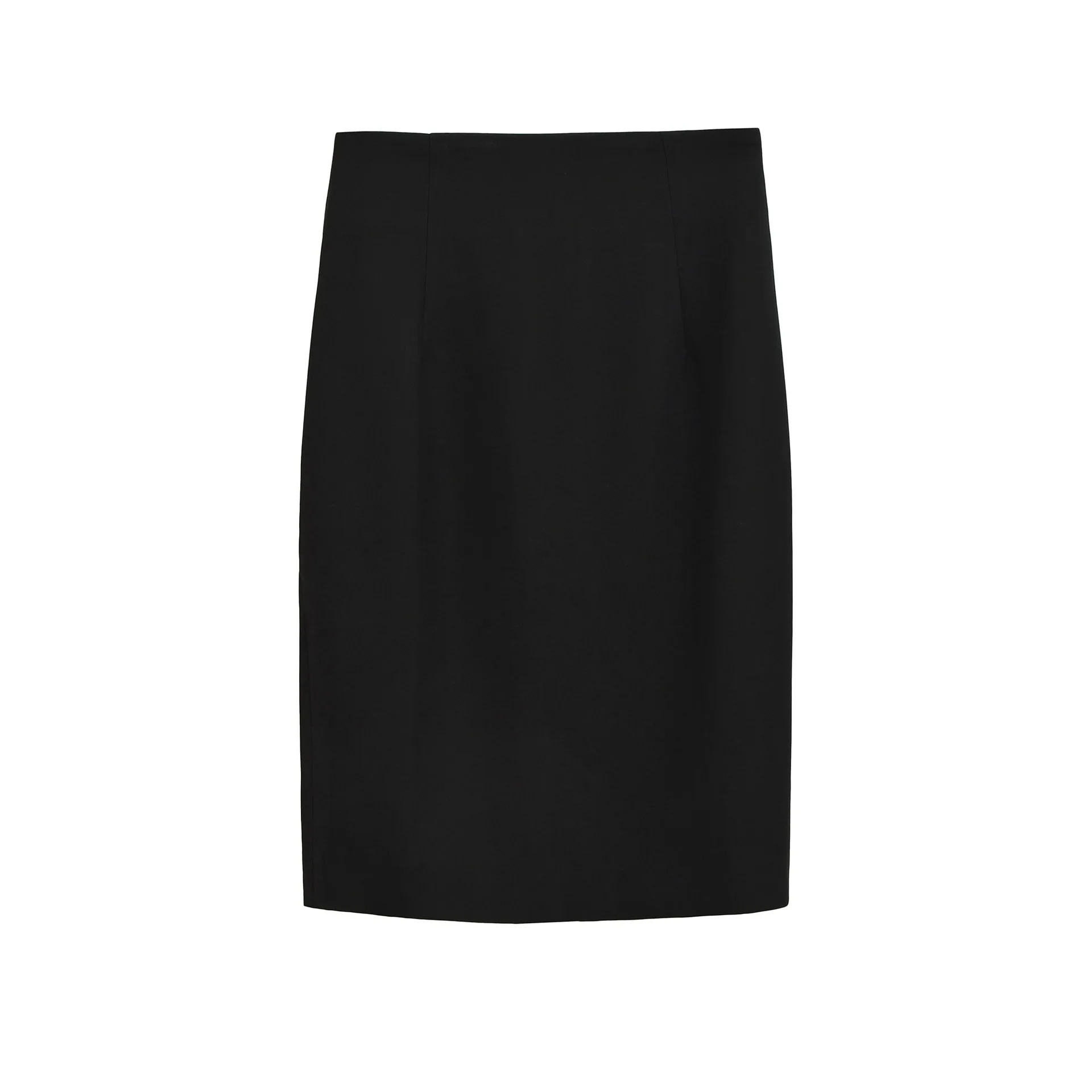 

Элегантный осенний новый сексуальный облегающий костюм с высокой талией до бедра и разрезом сзади, однотонная полуюбка на молнии Casaul NGPU