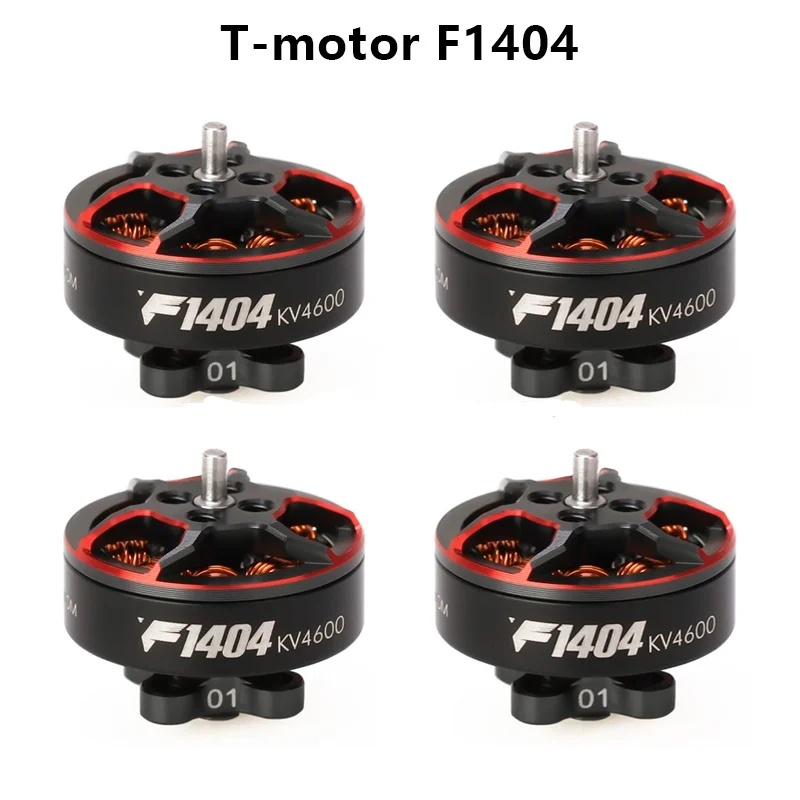 

T-motor F1404 4-6s 2900kv 3800kv 4600kv 3-4s Brushless Motor 1.5mm Shaft For Rc Fpv 2.5-4inch Cinewhoop Racing Drones Parts