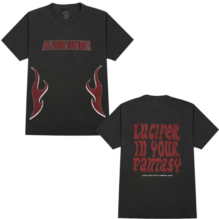 ATEEZ 2025 World Tour in Your Fantasy Merch T-shirt Men Women Hip Hop Fashion Short Sleeve T Shirt Summer Casual Cotton T-shirts