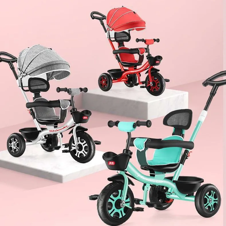 Children\'s tricycle baby stroller 1-3-6 years old light bicycle walking baby bicycle,three wheels baby stroller fast delivery
