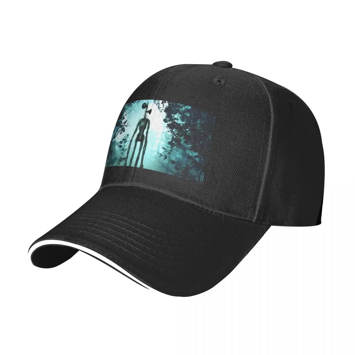 Siren head in horror background Baseball Cap Hat Beach Streetwear Luxury Brand For Women 2024 Men's