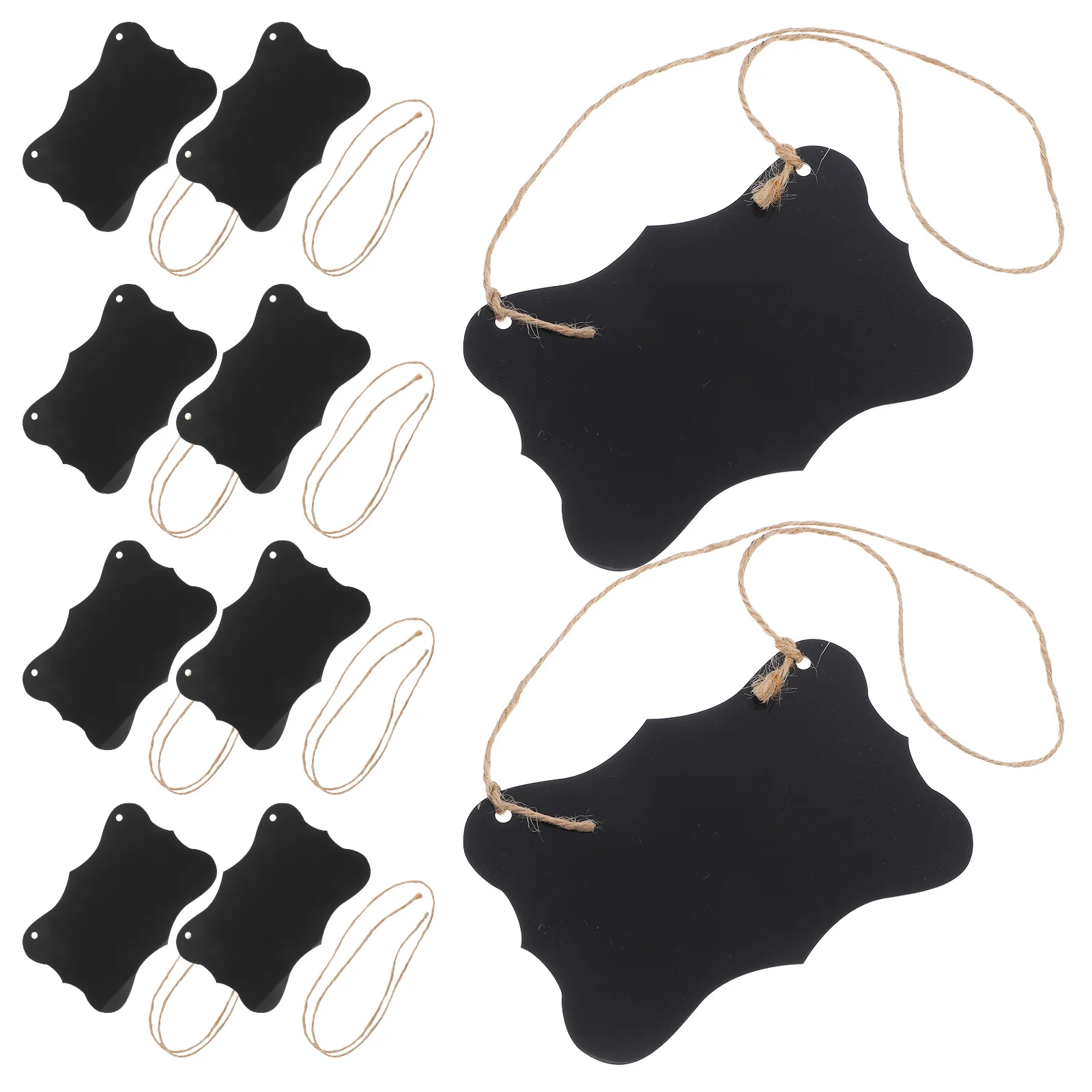 12 قطعة سبورة أكريليك معلقة قابلة للمسح لوحات ملاحظات متعددة الاستخدامات علامات عرض مذكرة لبار الزفاف المطبخ مطعم الجدار