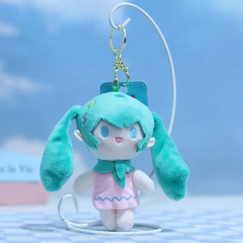 Animation Film Hatsune Miku Around The Second Plush Toy Cartoon Doll Pendant Doll Keychain Children's Toys.