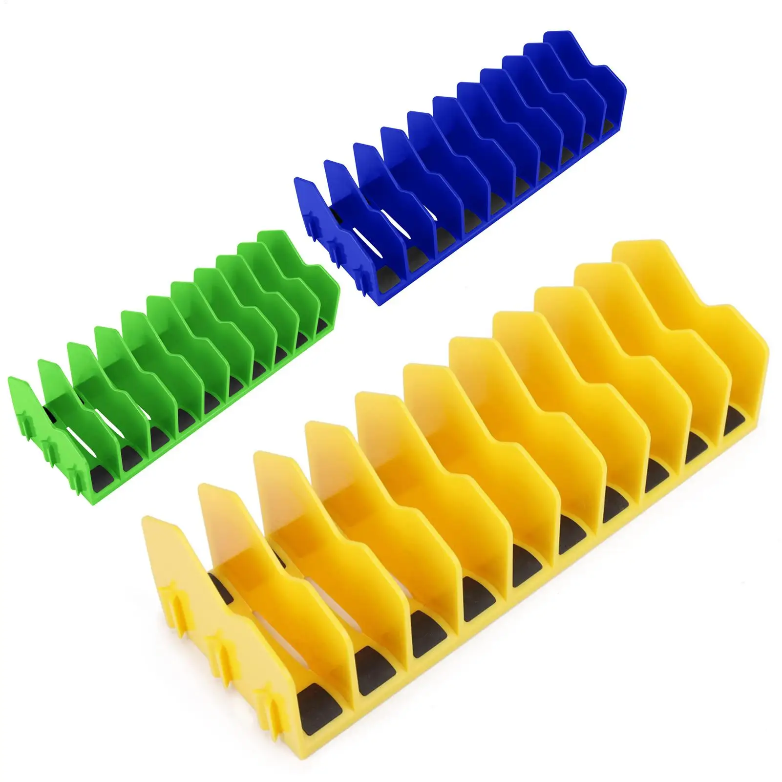Practical plier organizer rack Holds up to ten pliers Drawer Toolbox Sturdy Pliers Tool Organizer Storage Rack Space-Saving