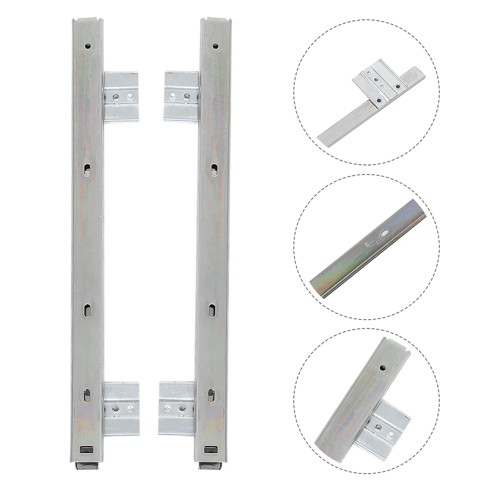 

Keyboard Rails Tray Slide Out Desk Rack Multifunction Office Steel Bearings Quiet Adjustable Height Keyboard Stand