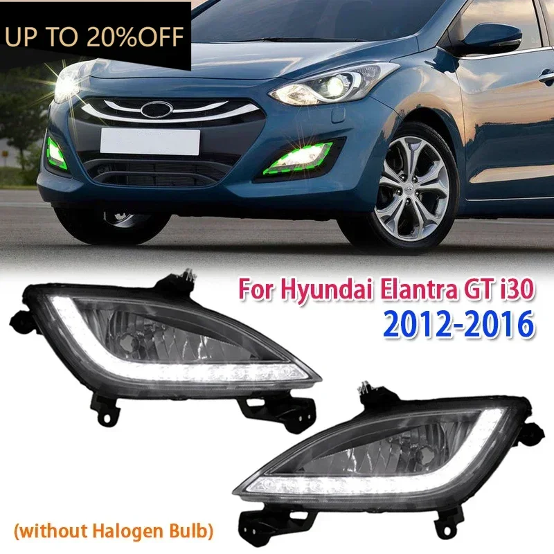 

NEW！ 1pc Car Front Bumper Driving Fog Light for Hyundai Elantra GT I30 2012-2016 (without Halogen Bulb)
