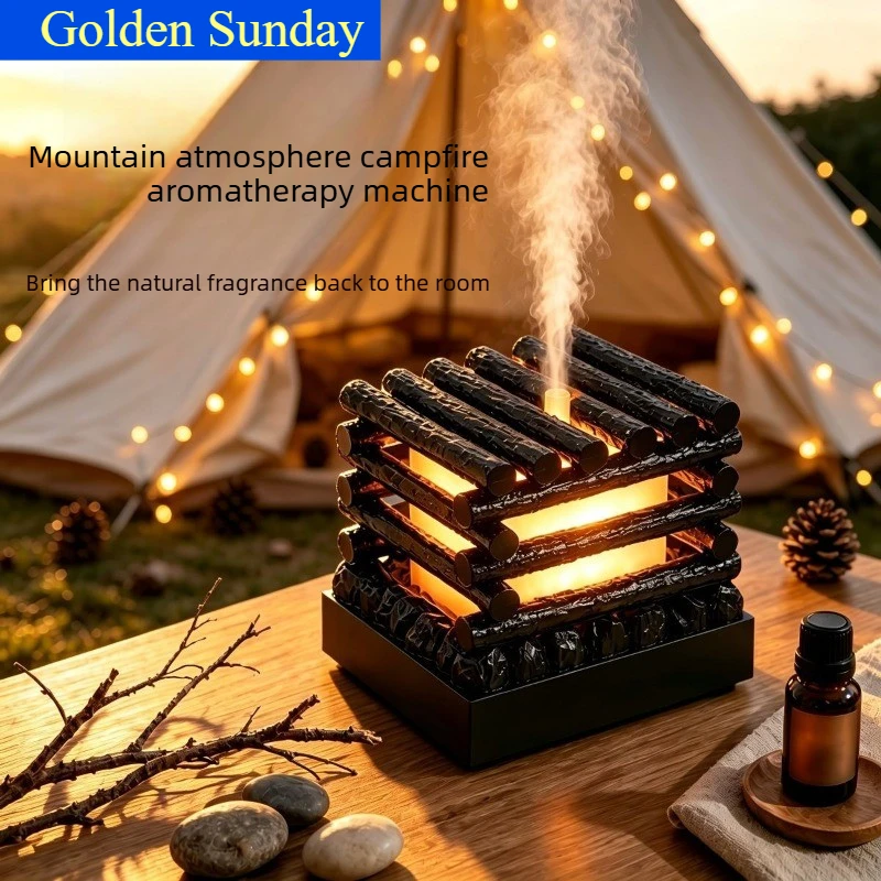 200ml humidifier - aromatherapy air diffuser - wooden humidifier - essential oil aromatherapy - ultra-fine atomizer - household