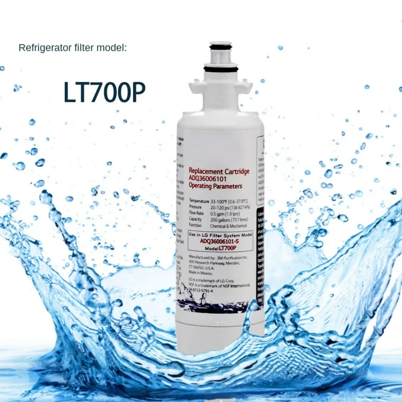 Replace  LT700P Refrigerator Water Filter For ADQ36006101/02,ADQ75795103,RWF1200A,Kenmore 9690, AGF80300801(1-5Pack)