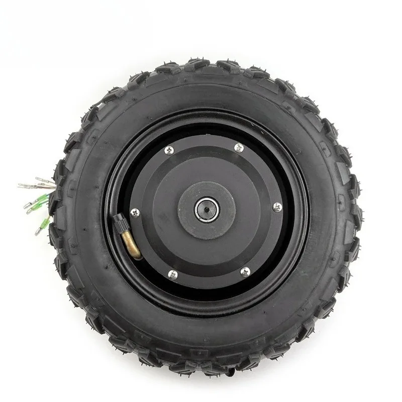 36V48V 350W 10 inch toothed motor single side shaft electric brushless wheel hub motor vacuum tire off-road wheel 1pcs