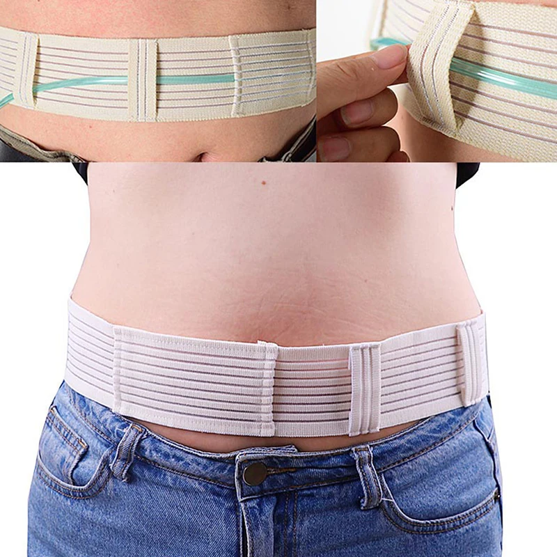 Dialysis Conduit Protection Belt Adjustable Breathable Abdominal Peritoneal Therapy Back Support