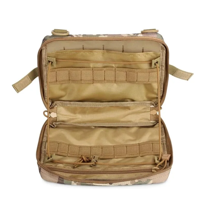 Taktische MOLLE Multifunktionstasche EDC Medizinische Ausrüstungszubehör Kleine Geräte-Organizer-Tasche für Wandern, Jagen, Angeln – Detail 19