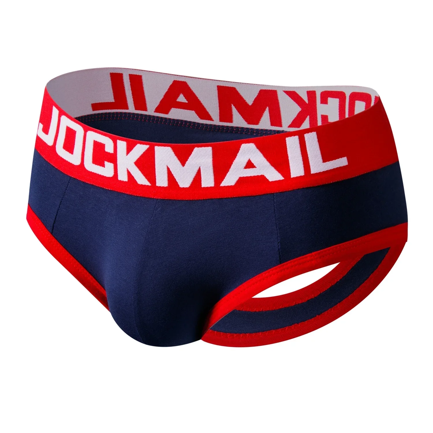 Men\'s Bottomless Underwear Sexy Gay Backless Briefs Jockstrap Sissy Open Back Boxer Briefs Underpants Cotton Men Panties Bikini