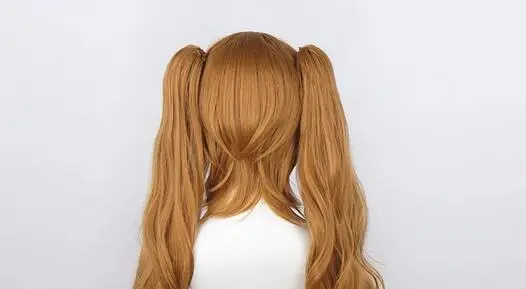 Perucas De Cosplay Sintético Encaracolado Longo, peruca De Pudim De Charlotte, fibra De Resistência Ao Calor, Cabelo