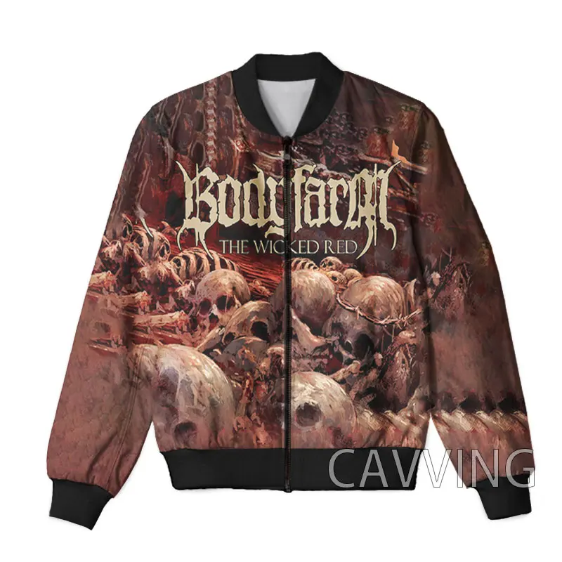 

New Fashion Women/Men's 3D Print Bodyfarm Rock Zipper Bomber Jackets Men Overcoat Mens Coat Zip Up Jackets