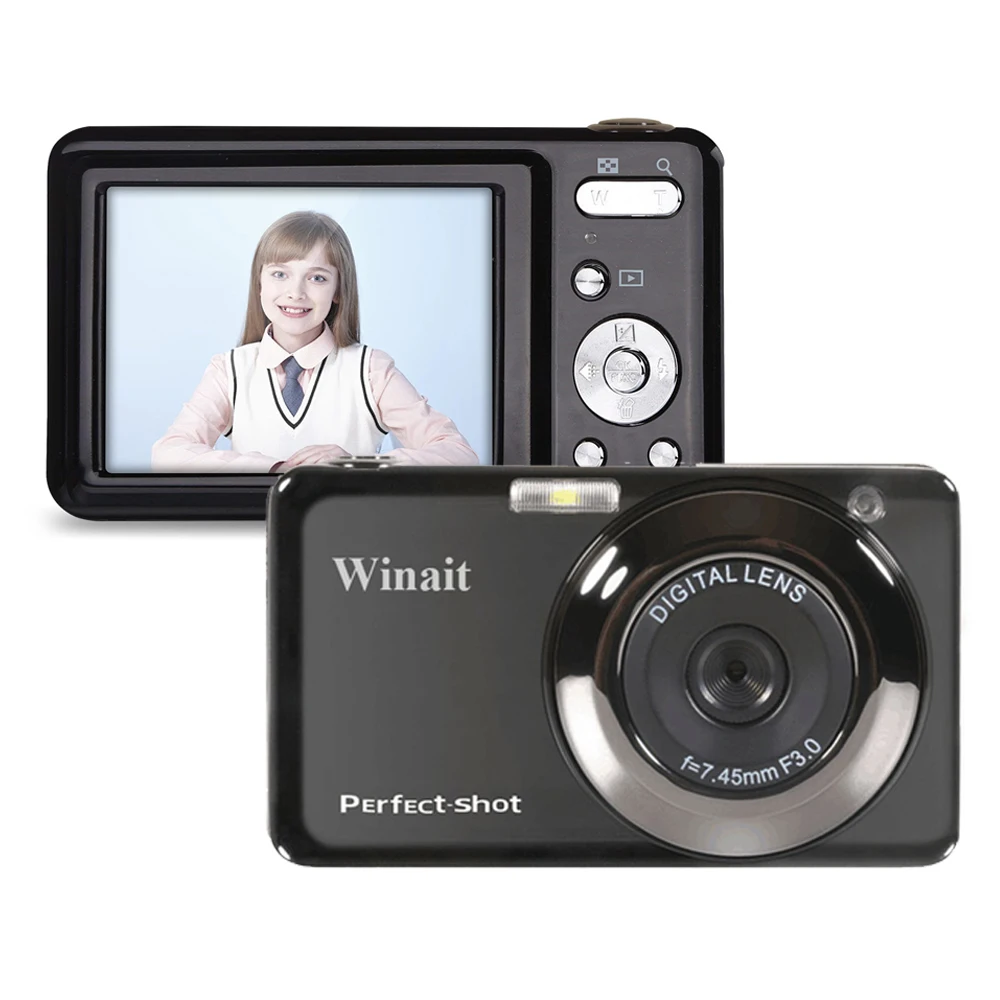 Winait Max 48 Mega Pixels HOme Use Digital Video Camera with 2.7'' TFT Color Display and 8 x Digital Zoom