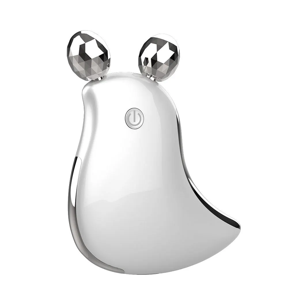 

Microcurrent Face Neck Lifting Beauty Roller Electric Heating Vibration Massager Tool