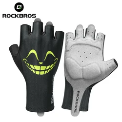 ROCKBROS Summer Half Finger Bicycle Gloves Breathable Sports MTB Road Bike Shorts Gloves Men Women Shockproof Cycling Gloves