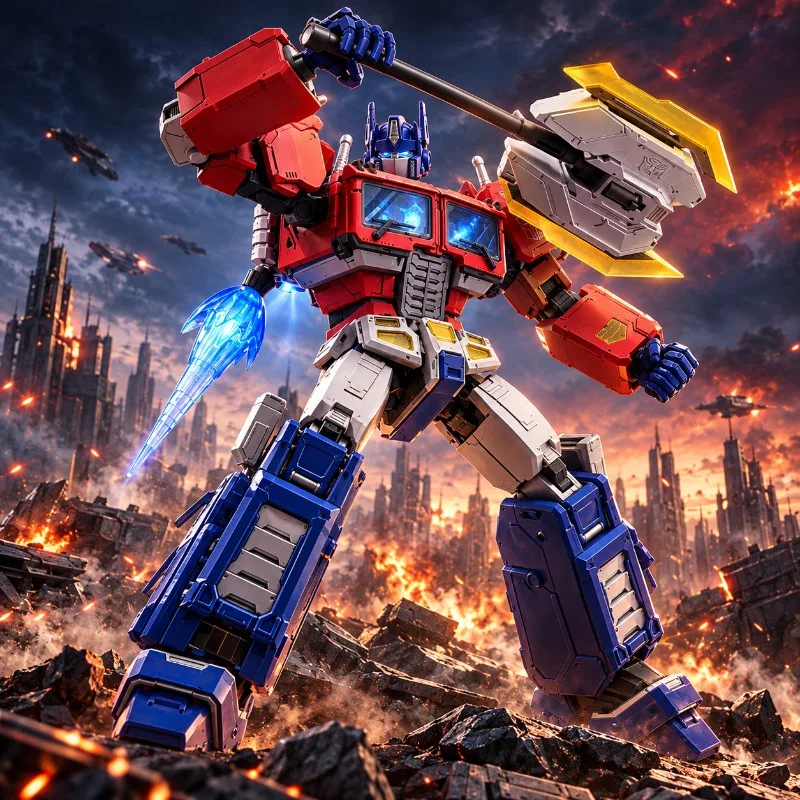 transformers-optimus-prime-serie-legend-version-evo-blokees-spike-lot-de-2-modele-de-construction-sous-licence-kit-de-collection