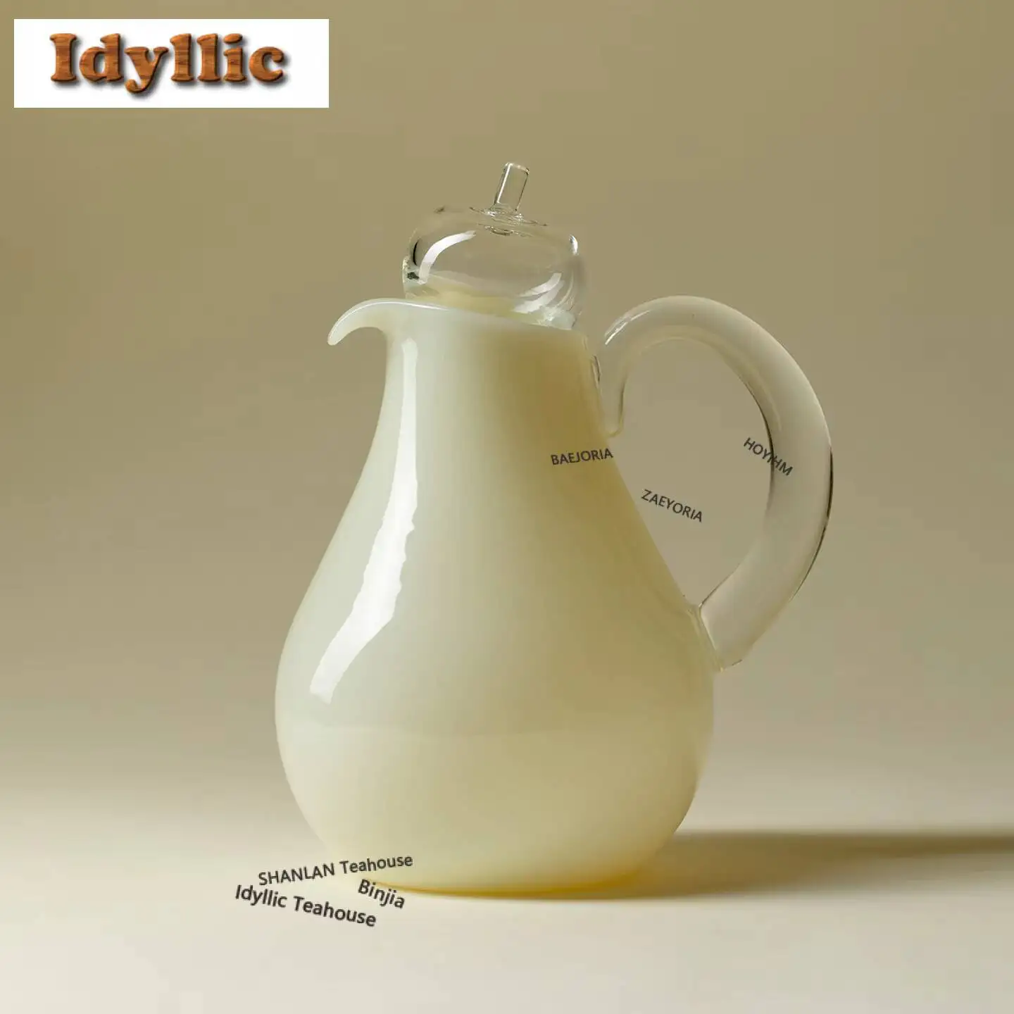 Tetera de Vidrio Estilo Japonés de 550 ml, con Infusor, para Té de Manzana, Té Puer y Otros Tés, con Filtro, para Uso Doméstico y Decoración