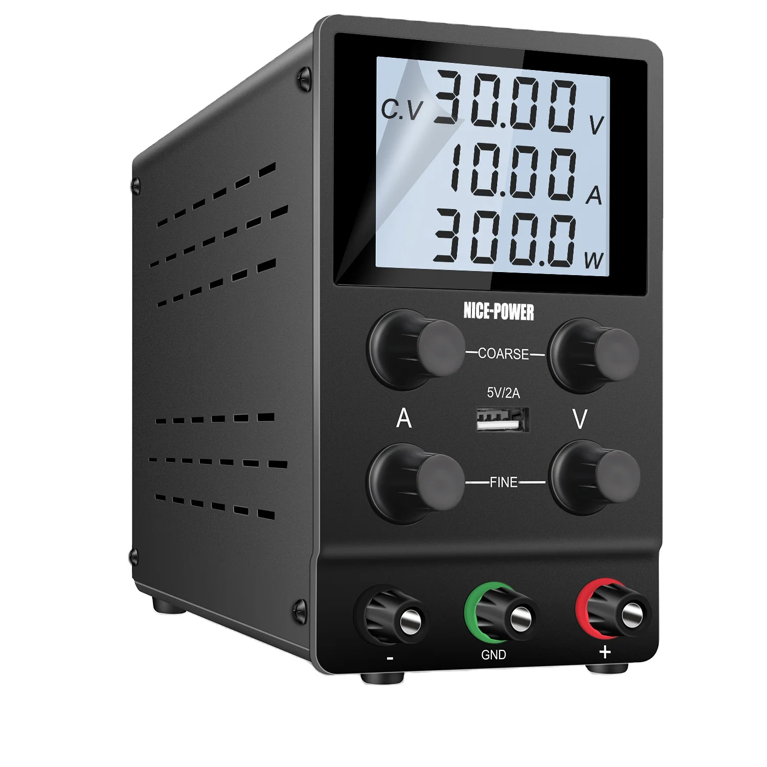 

NICE-POWER SPS3010D 30 В 10 А Регулируемый стабильный регулятор напряжения и тока постоянного тока Ремонтный источник питания