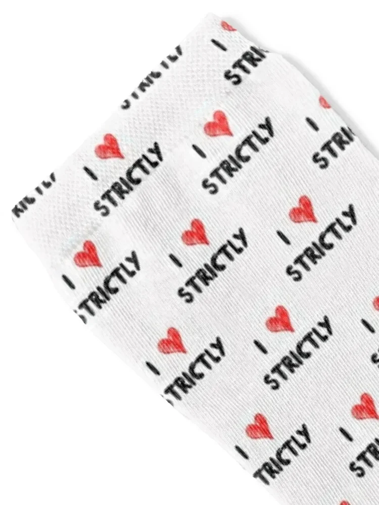 I Love Strictly Socks custom cycling christmas gifts Socks Male Women's