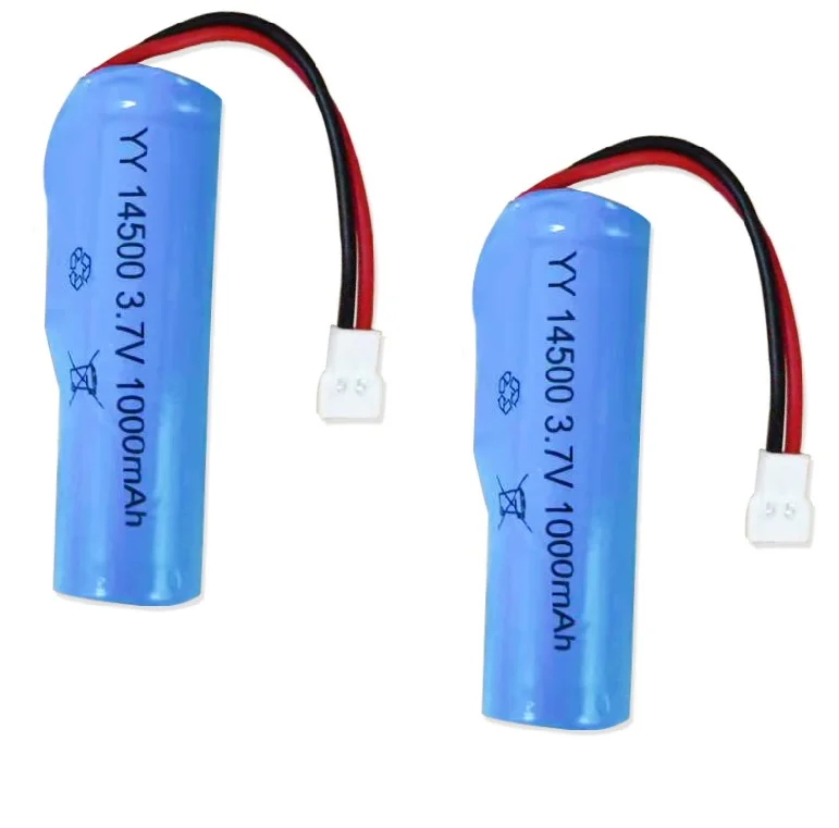 3.7V 1000mAh Li-ion Battery 14500/3.7V charger For R/C Stunt Dump Car/4WD Twist- Desert Cars R/C Climbing cars