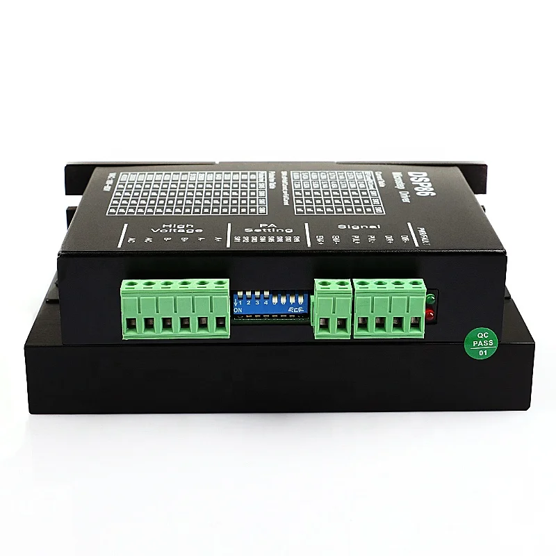 

DMA860H stepper motor driver 18V-80V DC IP67 100W for NEMA34 2-phase stepper motor
