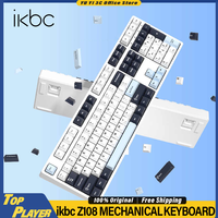 ikbc Z108 Mechanical Keyboard Customized Switch Ergonomic PBT Keycaps 108 Keys 100% Layout 2.4g Wireless Powered by AAA Batterys