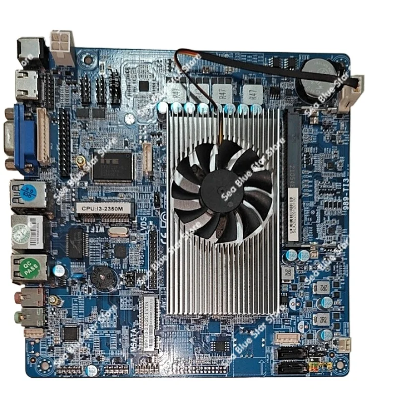 ITX Low Power Mini ITX Industrial Control Main Board I3 2350M Support HDMI VGA Lvds Computer Main Board