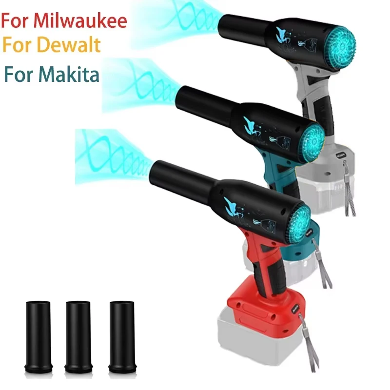 

400W High Speed ​​Mini Jet Hair Dryer for Makita/Dewalt/Milwaukee 18V Battery 3 Speed ​​Portable Violent Cordless Fan