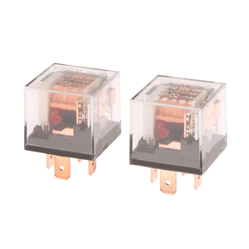 1Piece High Quality DC 24V High Capacity Switching Waterproof Automotive Relay 12V 100A 5Pin SPDT Car Control Device Car Relay