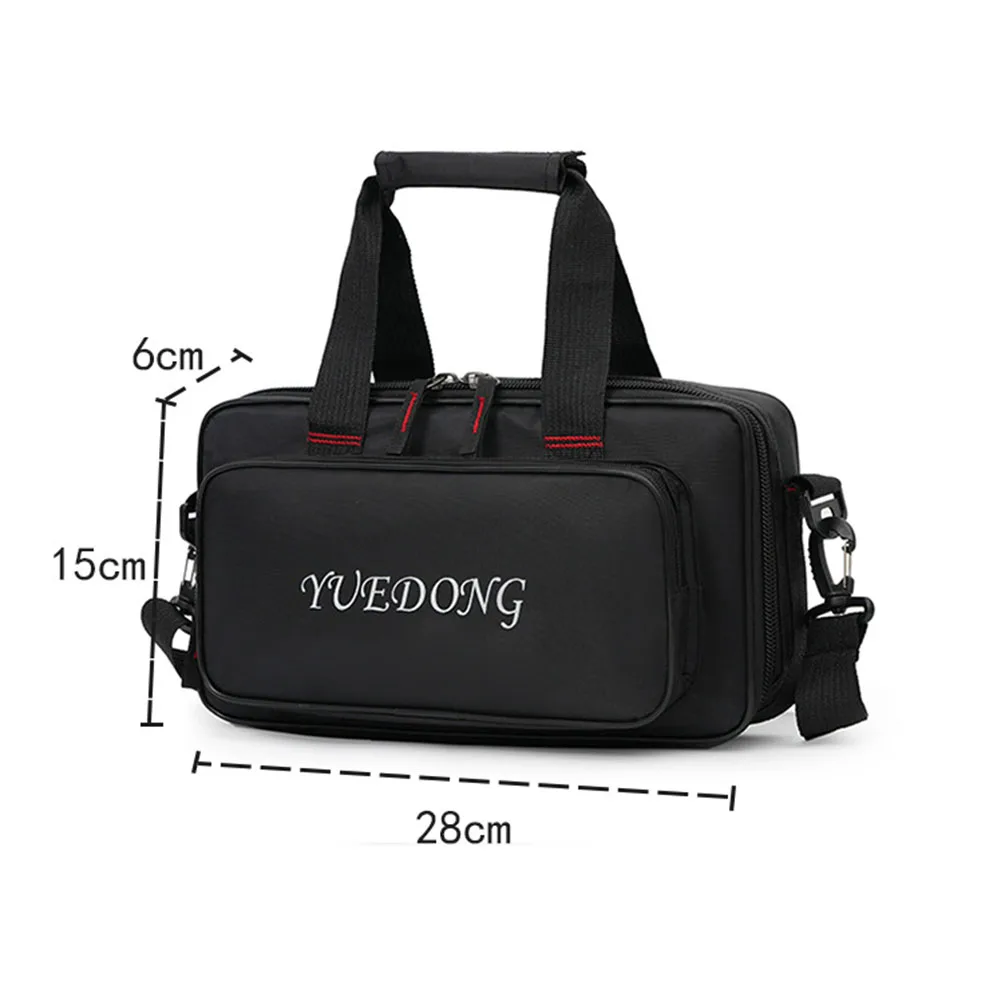 Guitar Pedalboard Carrying Case with Multiple Size Options and Zippered Compartments for Organized Storage of Effects Pedals