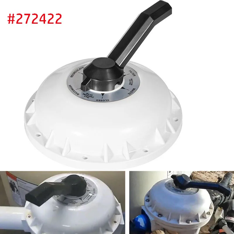 

Replace Part for 272422 Valve Top Assembly Compatible with Hi-Flow Valve Pool and Spa 2-Inch Valve 261049, 261050, 261142 (27242