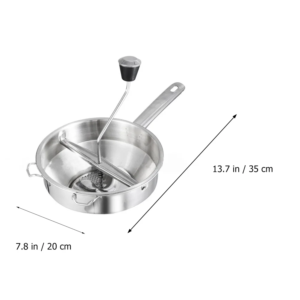 

Stainless Steel Food Blender Mixer Vegetable Grinder Potato Mash Supplies Kitchen Tools Salad Stirrer High Quality