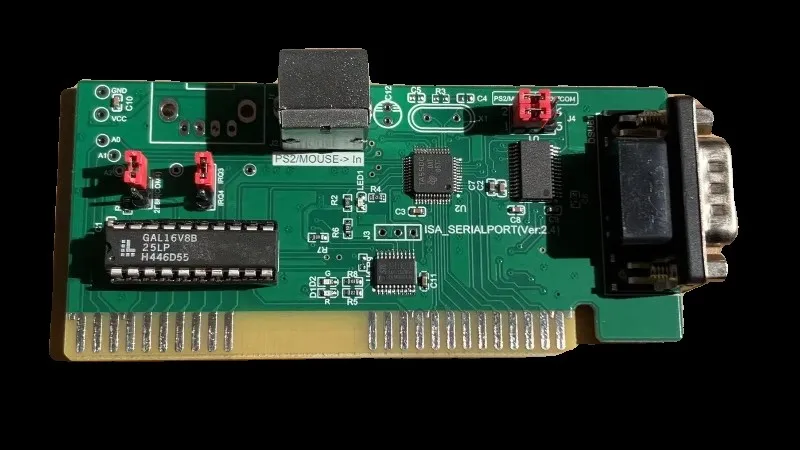 Imagem -02 - Placa de Expansão de Ônibus Isa Placa de Expansão de Porta Serial Interface de Mouse Ps2 Interface de Mouse Óptico dos Bus de Bits
