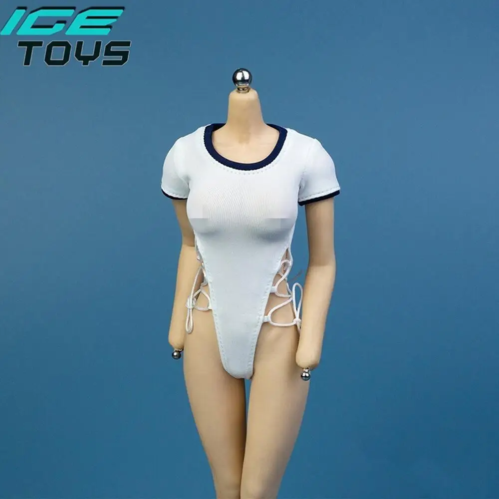 1/6 Scale Female Soldier Student Tether Jumpsuit Sports Loli Shorts 12 Inch Action Figure Body Doll DIY