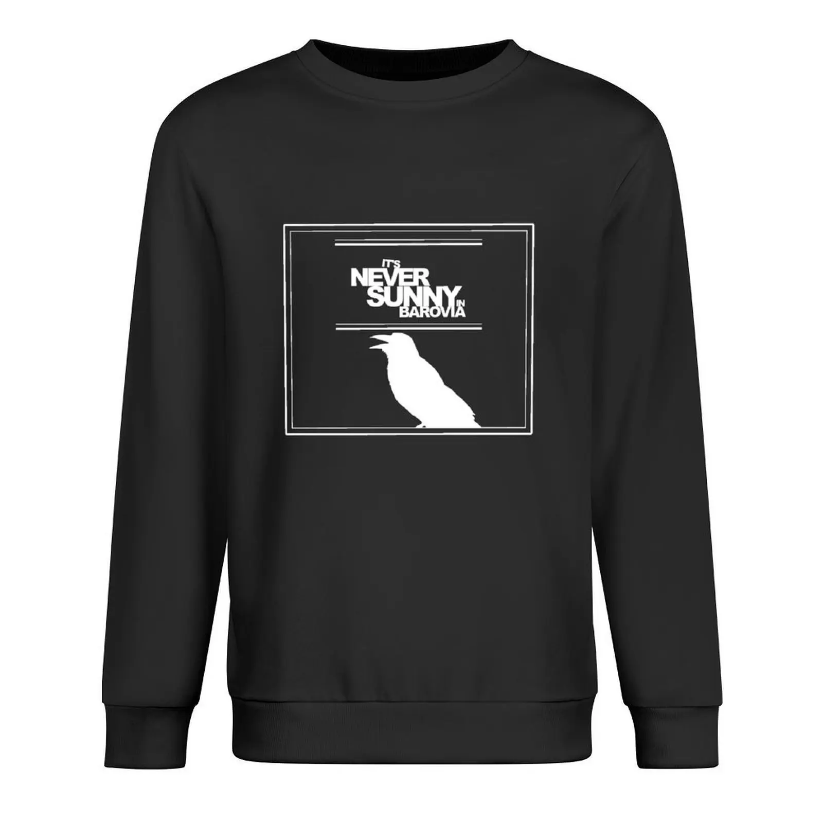 

It's Never Sunny in Barovia Pullover japanese style graphic t shirts men men's autumn clothes korean clothes hooded sweatshirt