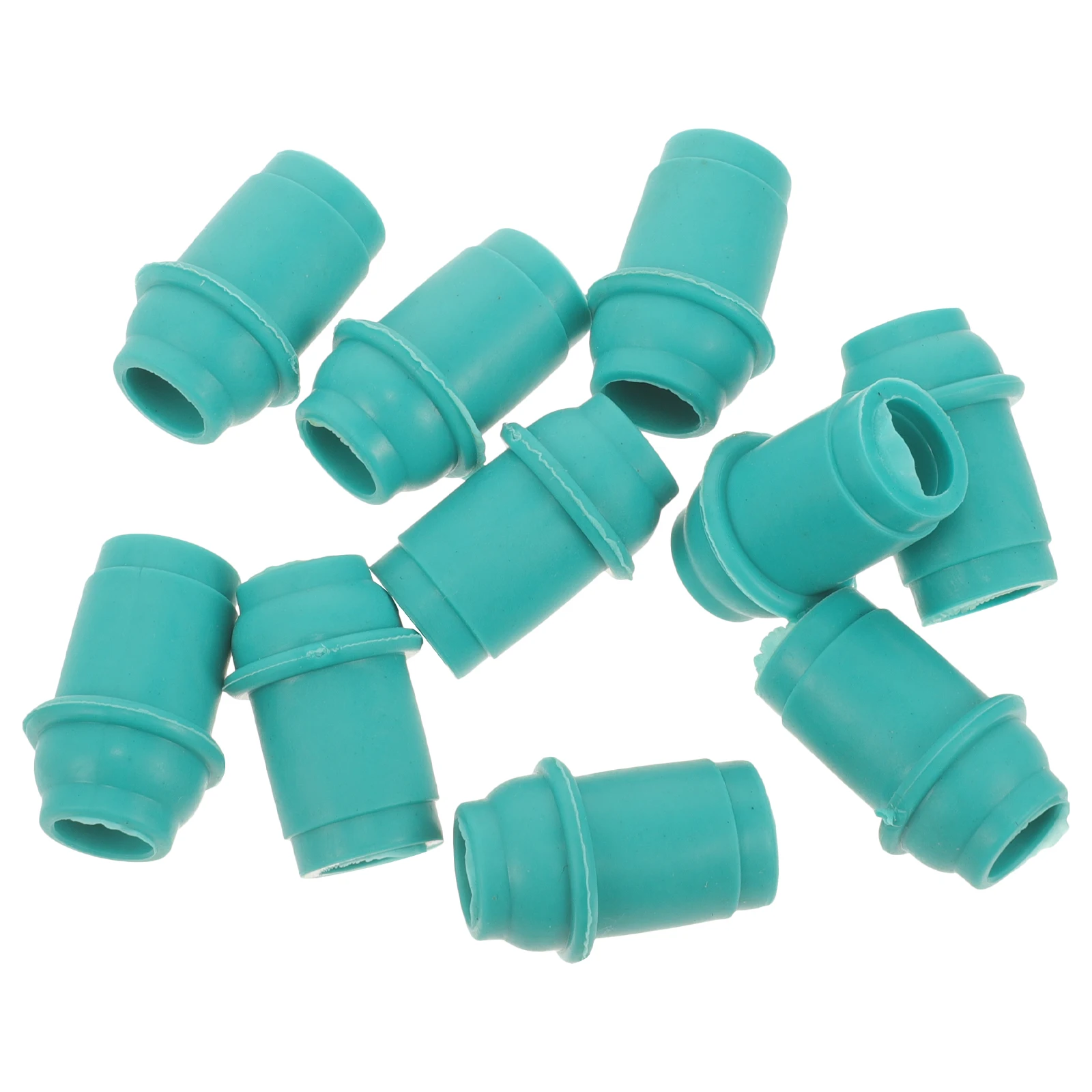 

10 Pcs Green Vacuum Connectors Cupping Pump Nozzle Tips Hand Parts Durable Plastic Massage Tools Body Spa Home Use