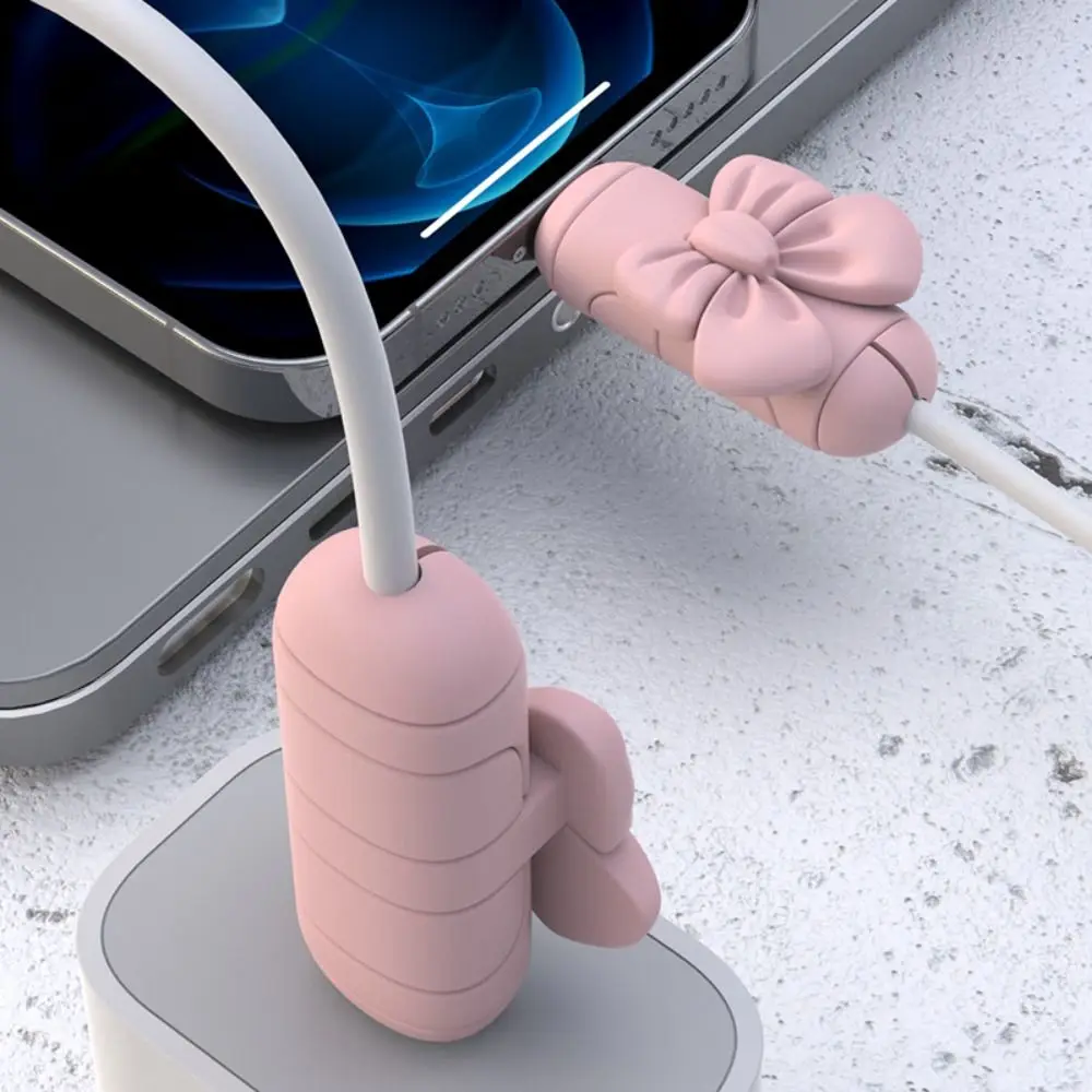 Charger Line Cable Protector Cord Saver Dustproof Cover Charger Cable Protective Cover Silicone for Samsung/Huawei/Xiaomi