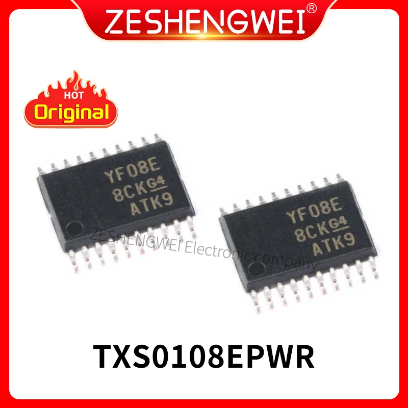 5PCS 100% New TXS0108EPW TXS0108E TXS0108EPWR TXS0108 YF08E SOP-20 Chipset Stock Spot