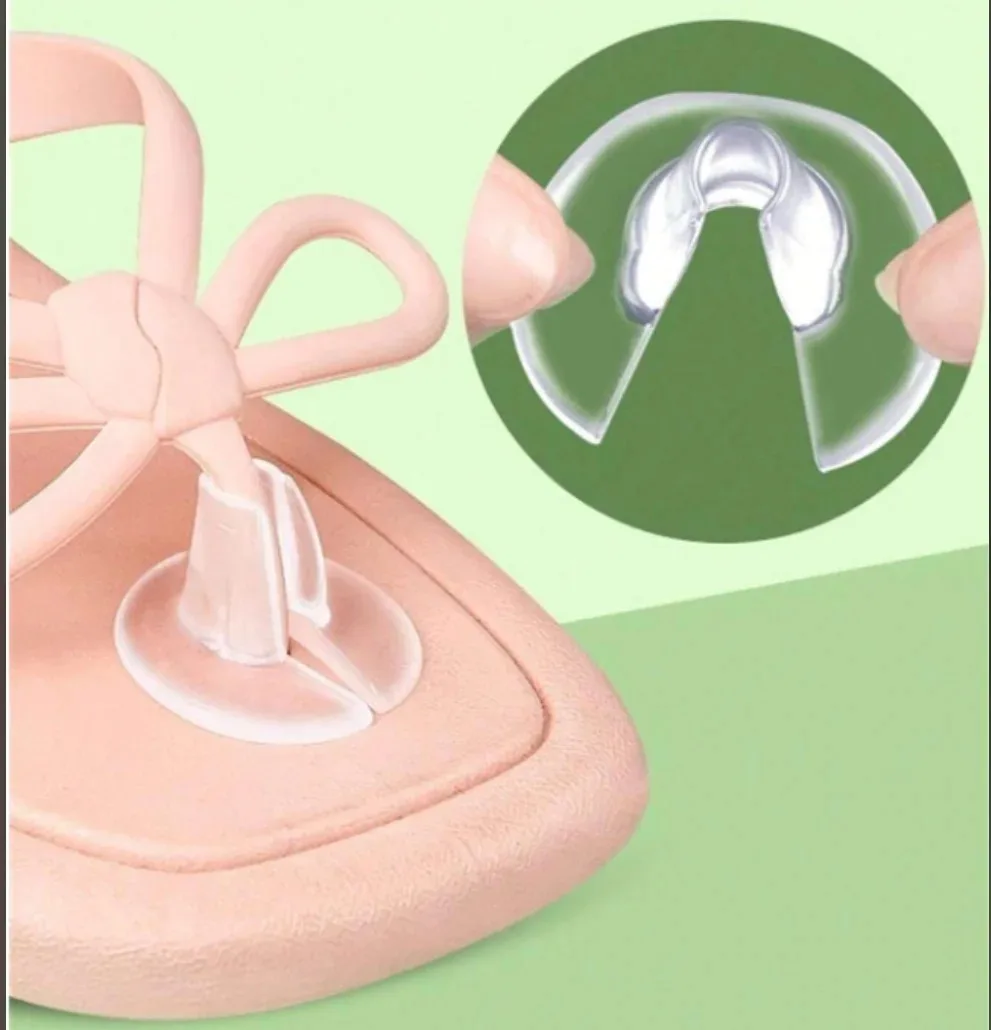 Gel Toe Post Cushion Pads for Flip Flops Anti-Slip Anti-Chafing Toe Separators Guards Foot Protectors for Women Men