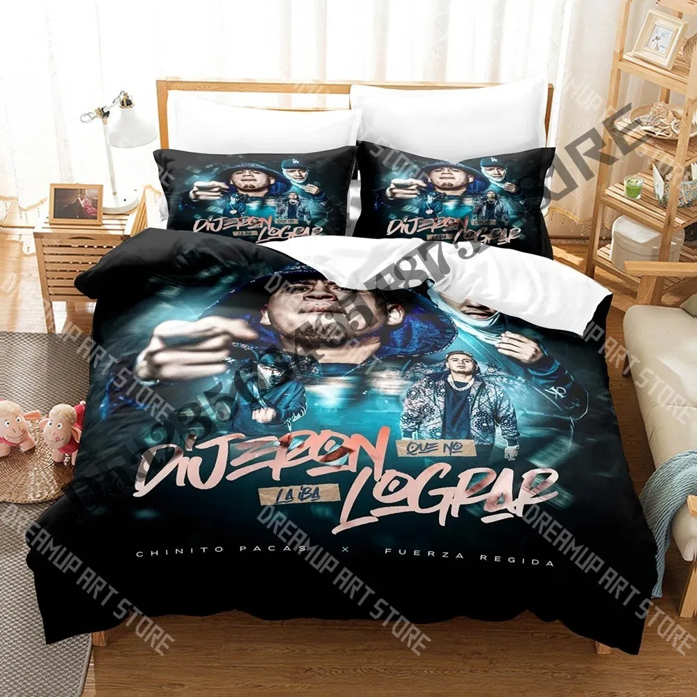 3D Printed Fuerza Band Regida Bedding Set for Boys Girls Duvet Cover And Pillowcase Twin Queen King Full Single Double Sizes