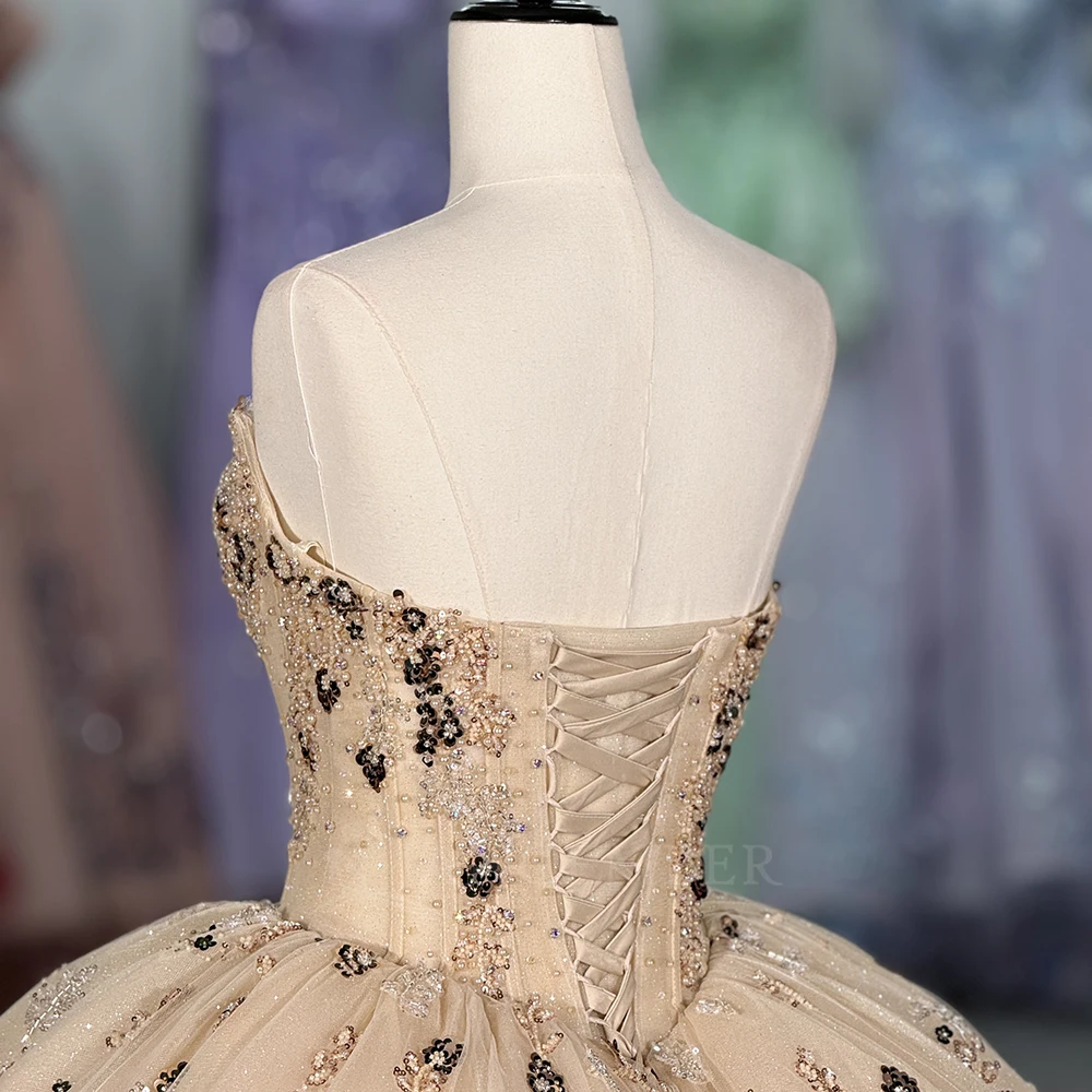 فساتين Quinceanera مخصصة للنساء للحفلات الراقصة المسائية وحفلات أعياد الميلاد والأميرة التخرج فيستدو quinceañeras #6